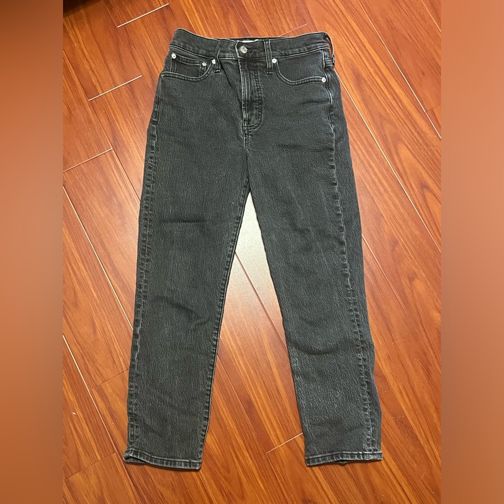 Madewell Washed Black Denim Jeans
